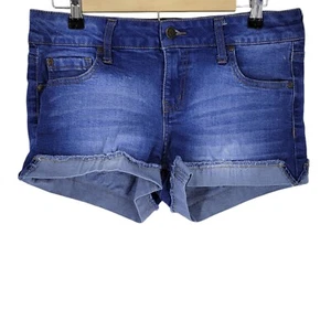 Celebrity Pink Roll Cuff Booty Shorts Cotton Blend Size 7/28 Normcore - Picture 1 of 4