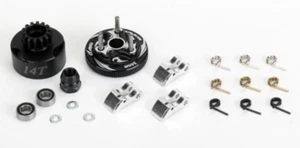 14T belüfteter Kupplungssatz 3 Backen Aluminium Nitro 1/8 Buggy Truggy Alpha Plus LutzRC  - Bild 1 von 1