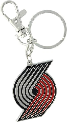 Portland Trail Blazers Heavyweight Metal Keychain Keyrings Cover