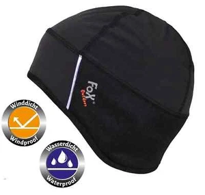 Fox Outdoor Mütze Softshell,schwarz,wasser-winddicht,Laufen,Radfahren,Wandern - Bild 1 von 3