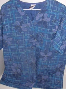 Scrub Craft flowers scrub top - Large - Picture 1 of 3