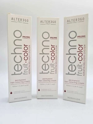 Alter Ego Techno Fruit.Color - Permanent Hair Coloring Cream Nuancen 100ml F50