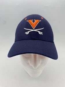 Virginia Cavaliers Hat Cap Wahoos Navy Blue Orange Zephyr Zfit M/L Stretch - Picture 1 of 6