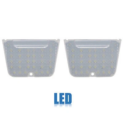 62-64 Chevrolet Chevy II Nova Clear LED Back Up Light Lens Pair 1962 1963 1964 - Image 1 of 3