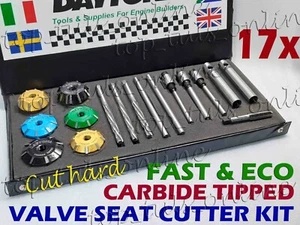 17x 3AC VALVE SEAT CUTTER SET Jeep MB Engine F-134 Go Devil Overland WW2 - Foto 1 di 8