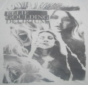 ELLE GOULDING - Delirium - Curved Hem Shirt - Size Medium - Picture 1 of 5