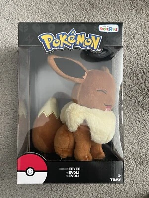 TOMY Toys R Us Эксклюзив Покемон Иви Плюшевый Подлинный Редкий Коллекционный СОВЕРШЕННО НОВЫЙ - Изображение 1 из 4