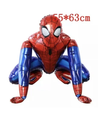Globos explosivos de papel de aluminio de superhéroe 3D Spiderman ideales para fiestas del día B  Foto 1 de 4