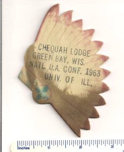 CHEQUAH LODGE 194 L2 LEDER PATCH OA BSA NEUWERTIG - Bild 1 von 1