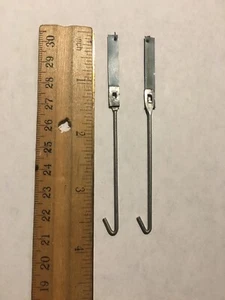 Antique Clock Parts - ( Set Of 2 -x 3-3/4” Long ) - Picture 1 of 2