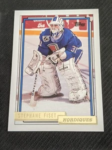 1992-93 Topps Gold STEPHANE FISET #285 Gold Parallel - Picture 1 of 1