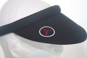 Vintage Robert Trent Jones Golf Trail Visor - Navy Blue Hat Cap - Picture 1 of 9