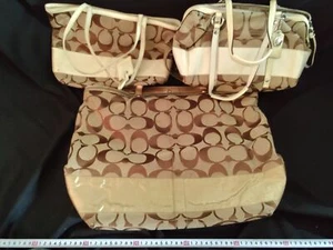 Pre-Owned wholesale Bulk sale lots of used Coach hand bags 3-PCS set-g1015-3 - Picture 1 of 23