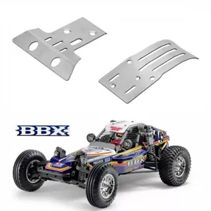 Para TAMIYA 1/10 2x2 BB-01 BBX Chasis Acero Inoxidable Armadura Placa Deslizante Actualización - Imagen 1 de 6