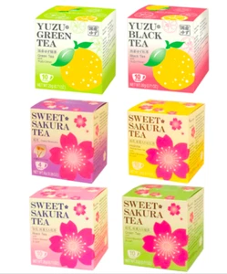 REGALO DE SAN VALENTÍN JAPONÉS Paquete de Muestreo de Té Sakura y Yuzu dulce hasta 6 sabores - Imagen 1 de 22