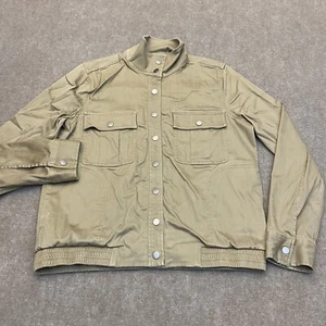 Pendleton Jacket Womens Size Small Beige Button Up Tencel Cotton Blend Stretch - Picture 1 of 9