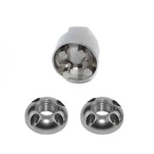 Roof-Tent Security Nuts | Tamperproof 2 x Nuts 1 x Key Set - 4 Hole - M6 to M10 - Picture 1 of 7