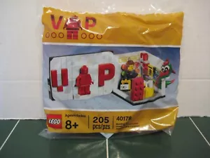 Lego Exclusive VIP Set #40178 Poly Bag 205 pezzi SIGILLATO - Foto 1 di 1