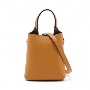 Tod's Micro T TIMELESS Leder 2 Wege Handtasche gelb - Bild 1 von 15