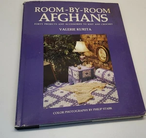 RARE Room By Room Afghans HC, DJ, by Valerie Kurita 1st Ed 1986 - Picture 1 of 1