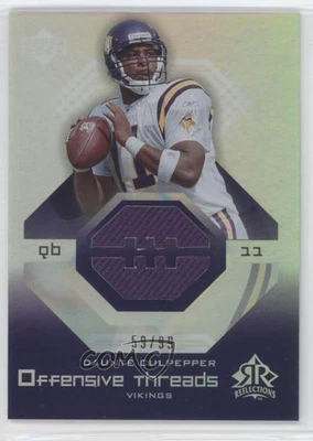 2004 Upper Deck Reflections Offensive Threads /99 Daunte Culpepper #OT-DC - Image 1 of 2