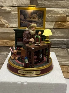 THOMAS KINKADE LIGHT UP THE HOLIDAYS SANTA THE HOPE OF CHRISTMAS BRADFORD - Picture 1 of 9