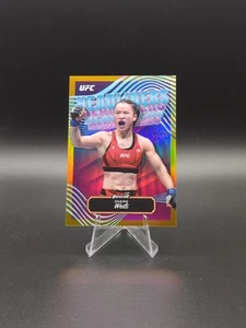 2024 Topps Finest UFC Zhang Weili #HDL-20 Headliners Gold 45 /50 Mint Condition - Picture 1 of 5