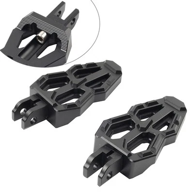 Front Foot Redal Rests Footpegs For QJ Motor350 BLK For Benelli TNT 600 300 302S — 第 1/4 张图片