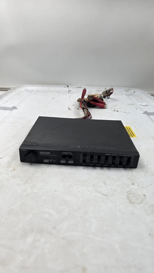 Vintage DENON DCE-2155 7 Band  Graphic Equaliser With Sub Out  As Is - Image 1 of 4