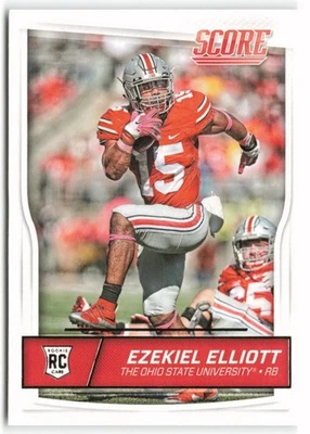 2016 Score RC #344 Ezekiel Elliott Rookie - Image 1 of 2