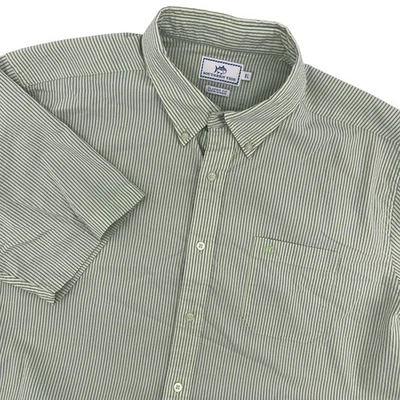 Southern Tide Classic Fit Striped Short Sleeve Button Down Shirt Mens XL - Image 1 of 4