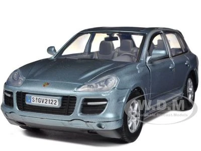 ЛИТАЯ МОДЕЛЬ АВТОМОБИЛЯ PPORSCHE CAYENNE TURBO СЕРЫЙ 1/24 MOTORMAX 73345 - Изображение 1 из 4