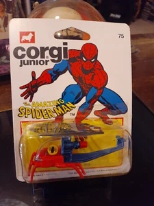 1976 AMAZING SPIDERMAN CORGI JUNIOR HELICOPTER - Picture 1 of 8