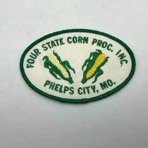 Four State Corn Patch Phelps City MO 3" x 4-1/2" Landwirtschaft Uniform Aufnäher Vintage - Bild 1 von 12