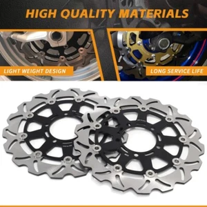 2 Front Brake Rotors For Triumph Tiger 1200 Explorer 2012-2017 Tiger 800 11-21 - Picture 1 of 14