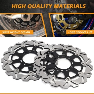 2 Front Brake Rotors For Triumph Tiger 1200 Explorer 2012-2017 Tiger 800 11-21 - Image 1 of 4