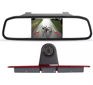 4.3" Car Rear View Mirror Monitor IR Reverse Backup Camera For Benz Sprinter Van - Picture 1 of 23