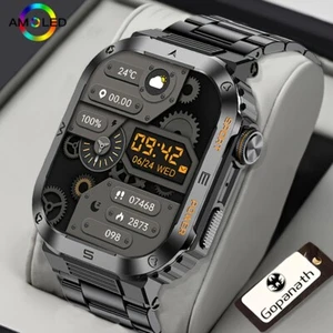 Smart Watch For Men Bluetooth Call Heart Rate Waterproof Sport Smartwatch 400mAh - Picture 1 of 15