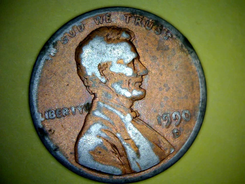 US Coins 1c penny 1990 D error many errors front and back see photos Cover