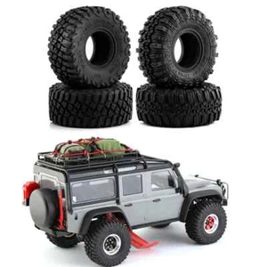 2pcs Rubber Tire 1.0inch for 1/18 RC Crawler TRAXXAS TRX4M Defender BRONCO - Picture 1 of 19