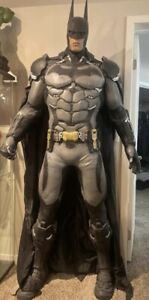 Neca DC Batman Arkham Knight Life-Size Batman Figure Foam 7 Ft  Rare Mint condit
