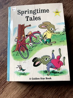 Vintage SPRINGTIME TALES, Kathryn Jackson & Richard Scarry 1967 Golden Star Book - Изображение 1 из 4