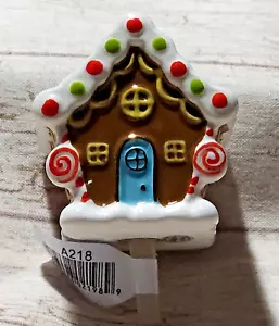 Casa de pan de jengibre de cerámica Nora Fleming Mini Candyland Lane A218 - Imagen 1 de 10