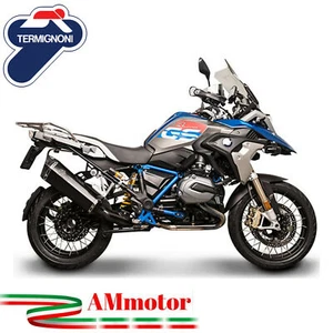 Termignoni Bmw R 1200 Gs 2018 Pot D Echappement Moto Silencieux Scream Adv Noir - Photo 1/3