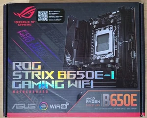 ASUS ROG STRIX B650E-I GAMING WIFI 6E Sockel AM5 (LGA 1718) Ryzen 7000 Mini-ITX - Bild 1 von 3