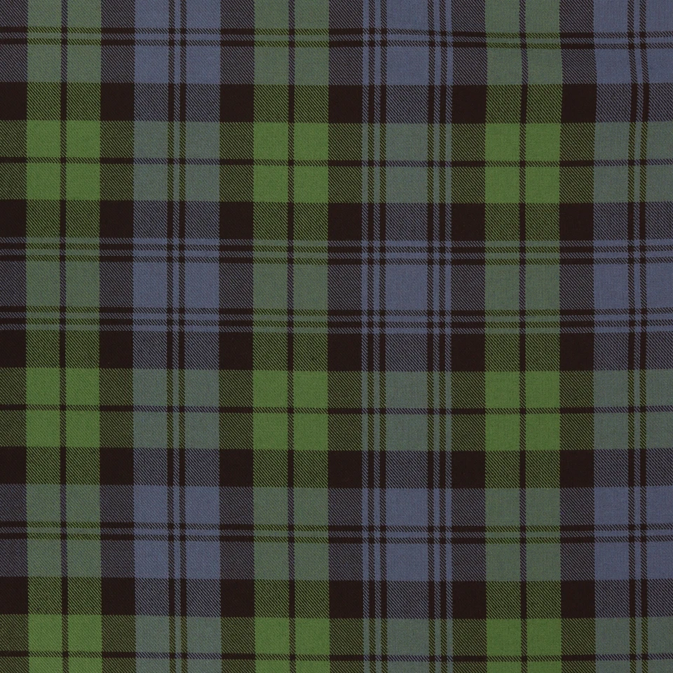 Black Watch Ancient Poly/Viscose Tartan REMNANT 24" x 60" - Image 1 of 1