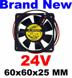 ADDA AD0624HB-A70GL Cuscinetto a sfera ventilatore 24 V alta velocità 4500 RPM 60 mm - Foto 1 di 4