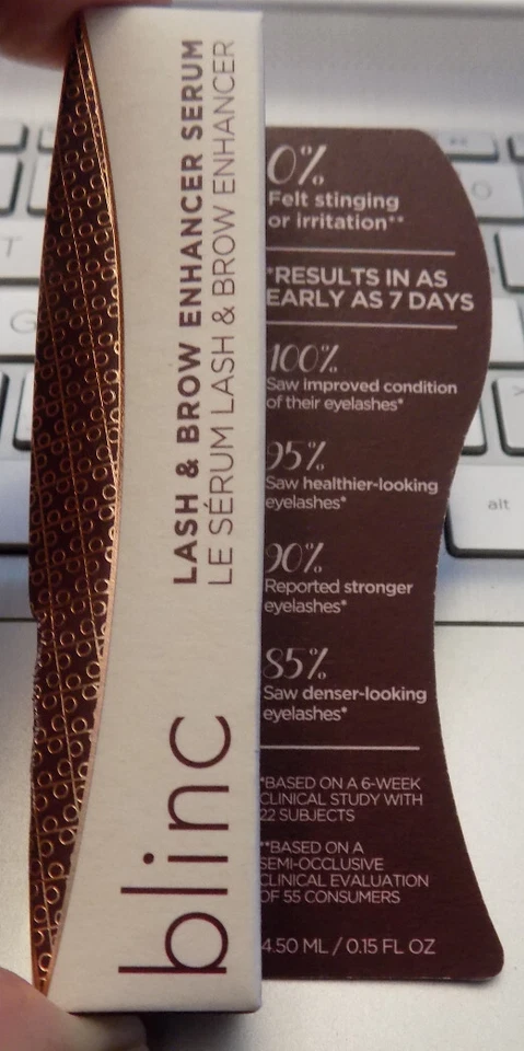 Blinc Lash & Brow Enhancer Serum Longer Thicker Lashes Cruelty Free 0.15 Oz New - Image 1 of 3