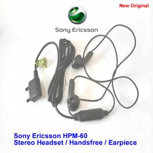 100% Genuine Original Sony Ericsson HPM-60 Portable Headset Earpiece Handsfree B - Picture 1 of 3