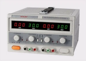 OTE HY3002F-2 DUAL DC POWER SUPPLY (2 x 0-30V, 2 x 0-2A) DUAL COLOR LED DISPLAYS - Picture 1 of 1